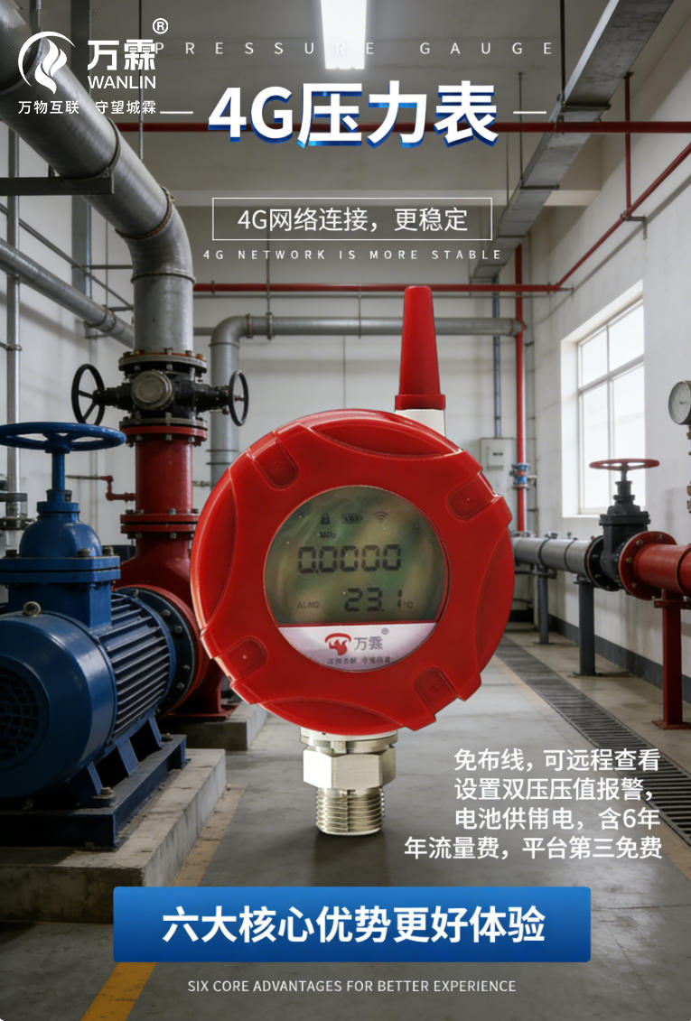 消防安全新守护:WANLIN-770智能4G无线压力.....