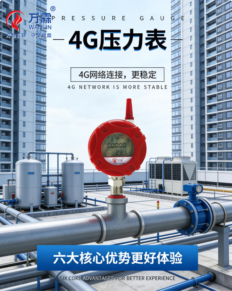 工业压力监测“神器”来袭，万霖无线压力表.....