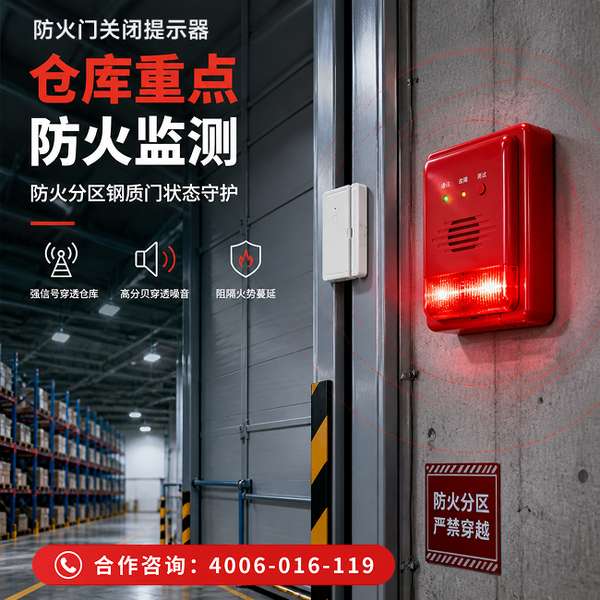 福州医院万霖防火门监控器应用