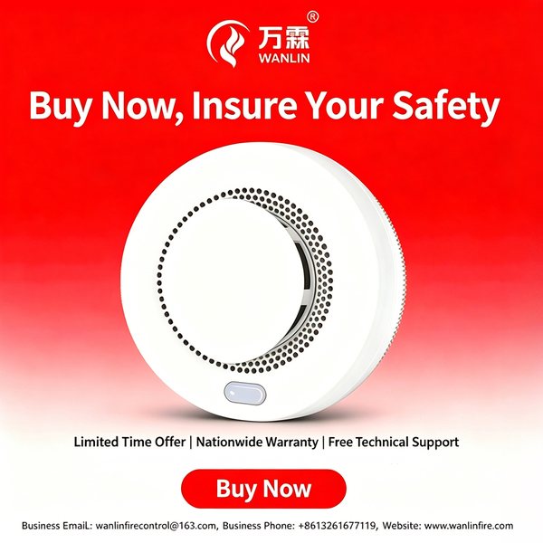 邯郸市万霖消防家用烟雾报警器实拍 万霖消防:邯郸市家用烟雾报警器全国招商加盟
