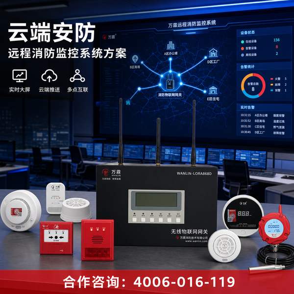 黑龙江省智慧消防一站式方案:黑龙江省消防安全升级新方案 黑龙江省方案万霖智慧消防应用