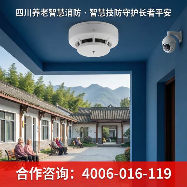 绵阳梓潼县万霖养老机构智慧消防应用