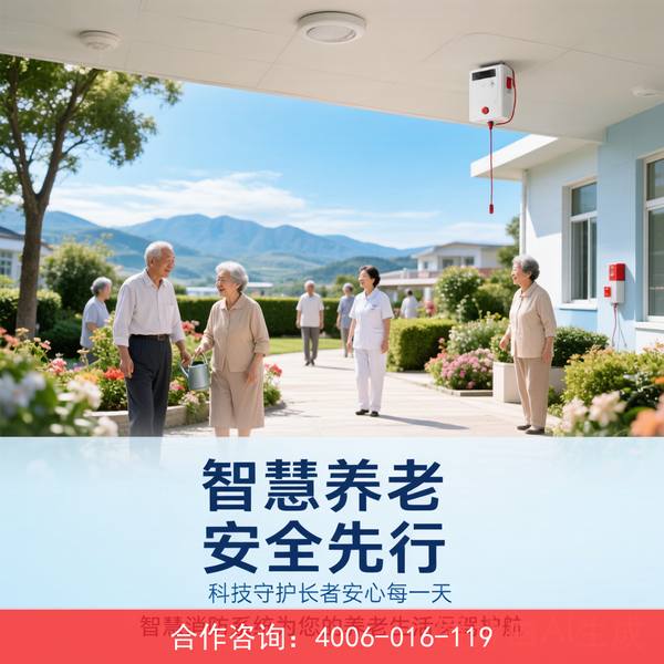 果洛达日县万霖养老机构智慧消防应用