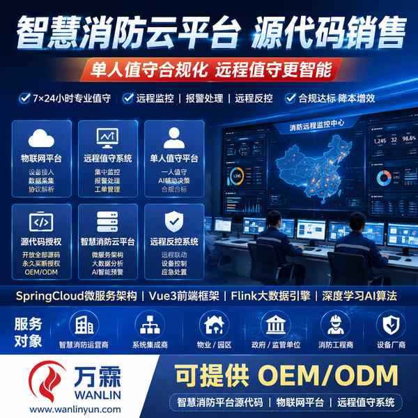 连云港青鸟消防远程值守平台源码 连云港消防远程值班辅助平台源码交付 — 远程值守应用场景