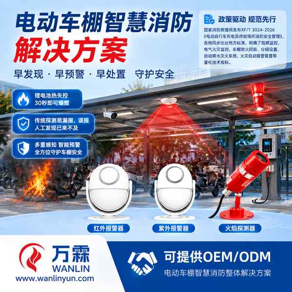 衡水北美物业科技公司对接电动自行车充电棚智能灭火系统源头厂家项目现场 衡水北美物业科技公司对接电动自行车充电棚智能灭火系统源头厂家现场 — 电动车棚智慧消防设备出口合作