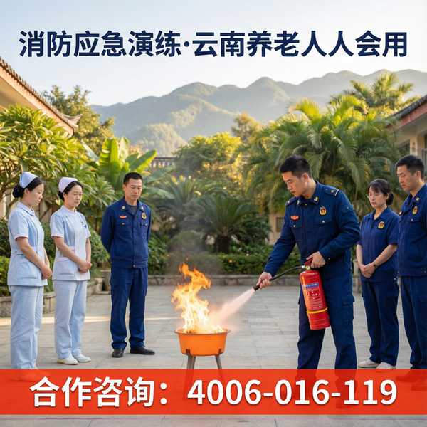 景谷养老机构消防控制室值班监测预警系统