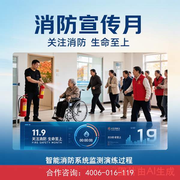 海晏养老机构消火栓水压监测预警系统
