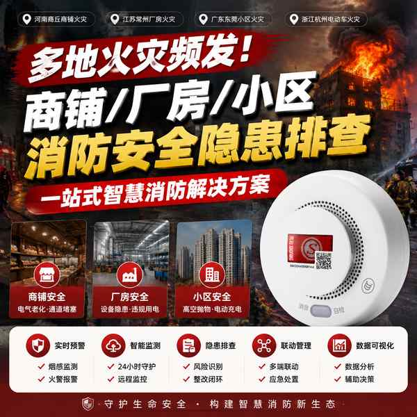 长沙住宅小区智慧消防云平台找哪家？万霖智慧消防系统