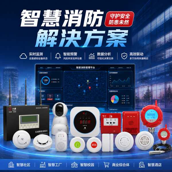 南通智慧烟感探测报警系统哪家好?万霖源头厂家方案