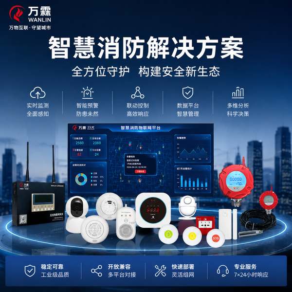 银川智慧消防云平台哪家好？万霖源头厂家方案