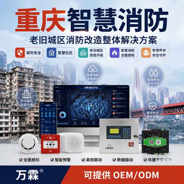 奉节老城区老旧小区电气火灾智能防控选哪家？万霖消防一站式供应方案