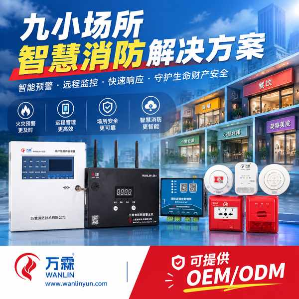 湖北九小场所无线手动报警按钮与无线声光报警器哪家好？上门安装与联动方案与源头厂家直供指南